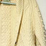 Aran Woollen Mills Merino Wool Cream Cable Knit Chunky Sweater Size XL Photo 1