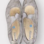Bussola Cream Mary Jane Flat Shoes Size 9 Photo 0