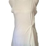 Athleta Radiate white knot-front tank top size S Photo 0