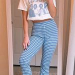 Urban Outfitters checkered flared pants Photo 0