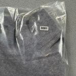 ZARA  Woman Midi Dress L Gray Ribbed Knit Long Sleeve Mock Neck Knee Lenght NWT Photo 6