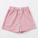 Baby Pink Drawstring Shorts Photo 0