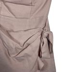 Selfie Leslie Stacey Frill Bustier Wrap Strapless Mini Dress in Blush Size S Photo 8