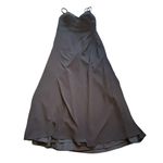 Morilee Madeline Gardner Black Surplice Gown Size 6 Photo 11