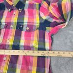Hollister Womens Plaid Checked Shirt Long Sleeve Button Down Spring Time Sz Med Photo 6