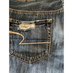 American eagle womens size 6 dark wash shorts cut offs Blue Photo 7