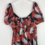 J.Crew Factory Sleeveless Twist-Front Midi Dress Palm Print Plus Size 20 EUC Photo 10
