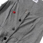 MATTHEW BRUCH Apron Mini‎ Dress in Black Repaired Size M Photo 8