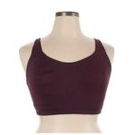 Athleta Advance High Impact Sports Bra 38DD Burgandy Wireless Mesh Back Photo 0