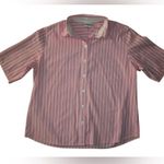 Allison Daley  pepto pink shirt sleeve button down top size 14 NWOT Photo 2