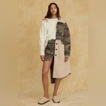 Marissa Webb Katrina quilted camo mini skirt Brown Size M Photo 6