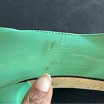 Jimmy Choo  | Seafoam Green Peep Toe Patent Leather Heels Sz 35.5 Photo 7