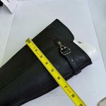 G by Guess  Black Ridding Boots Wide Calf Harvest Tall Buckle Stacked Heel Rocker Photo 6