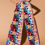 Dressed in lala Colorful Geometric Women's Wide Photo 0