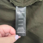 City Chic Thyme Miss Military Shirt Green Size XL / Plus Size 22 Photo 11