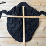 James Perse  Standard EUC Women's Open Cardigan Shrug Black Sweater Supima 2 (M) Photo 6