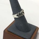 Tiffany & Co. Peretti 925 Sterling Silver Triple Heart Ring Blue Box Dust Bag Photo 8