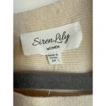 Siren Lily Womens Sweater Sz 3X Lace Detail Sleeves NEW Bling Cut Outs Cream Photo 5