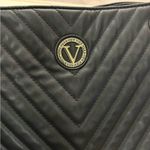 Bag Stylish Black Quilted Shoulder Bag with Chain Straps VERA New York Preowned Photo 6
