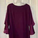 Rickie Freeman Teri Jon Purple Ruffle Accent Dress size 6 Photo 4