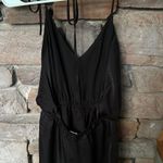 Forever 21 Black Open Back Romper Photo 1
