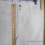 Ann Taylor NEW The Straight Cotton Twill Pants Jeans Oat Ivory, 10P Photo 3