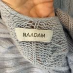 Naadam Women's Blue Cashmere Open Back Turtleneck Half Photo 2