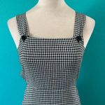 Reformation  Tai Mini Dress Black & White Gingham Flared Short Chic Size 0 Photo 2