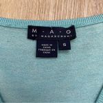 Magaschoni  Blue Silk Tank V-Neck Tank top, sleeveless, size small Photo 1