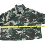 Adidas  7458 Green Camo Crop Top/Track Jacket (Oversized) X-Large Photo 3