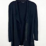 Athleta  Sentinel Extra Fine Merino Wool Blend Black Long Sleeves Knit Jacket XS Photo 0