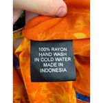 Handmade Batik Butterfly Sarong Wrap Scarf Shawl One Size Primitive Vibes Hawaii Orange Photo 7