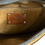 Patricia Nash English Garden Floral Map London Brown Leather Saddle Bag Photo 11