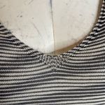 Armani Collezioni ARMANI‎ COLLEZIONI Irregular Stripe Lightweight Knit Thin Sweater V Neck Top 6 Photo 1