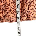 Soma Sundress Womens M Orange Geometric Ruffled Bandeau Convertible Coconut Girl Size M Photo 9