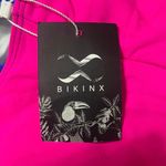 Bikinx  Swimsuit Sz M One Piece Surfing Bathing Front Mock Neck Colorblock Beach Photo 5