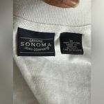 Sonoma Beach Cover up Sleeveless Full Zip Up Size M Pockets 100% Cotton Modest Photo 6