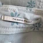 ZARA The Marine Daisy Floral Light Blue Straight Jeans Size 2 Photo 10