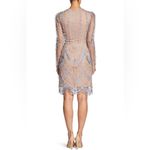 Dress the Population NWT Jamie Lace Sheath Dress Mineral Blue/Size L Party Dress Photo 1