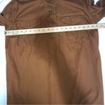 Gap  Shirt Dress Size S Brown Khaki Midi Summer Spice Fall Belted Pockets Rust Photo 4