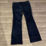 Loft 8p Women's Deep Indigo modern Flare Jeans Photo 4