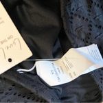 Cupshe Black Floral Eyelet Bandeau Halter Tie Back Bikini XS/Small NEW Photo 7