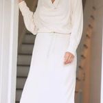 Anthropologie  Daily Practice Cowl Neck Midi Dress Cream Sweater Dress Size XS Photo 1