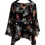 True Beauty By Emme Flowy Blouse Orange Size 16W Photo 2