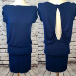 Rachel Pally  Blue Modal Open‎ Back Mini Dress Photo 1
