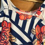 Crane Blue And White Floral Two Piece Swim Suit Size Medium‎ Photo 3