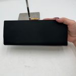 Banana Republic  Black Clutch Evening Bag Bamboo Clasp Small Formal Party Photo 4