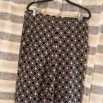 Meg & Margot Black And Pale Pink Pull‎ On Pants Size Medium Photo 2