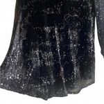 Celebrity Fashion by Hera Collection Dress Sz L Sparkling Black Sequins Size L Photo 3