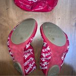 Juicy Couture  Ballet Ballerina Flats and Pouch Red Maroon Women’s 8M Photo 6